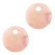 Resin pendant 12mm - Peach pink opal